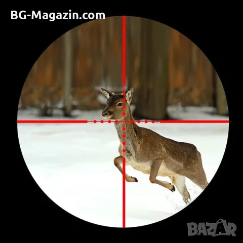 Оптика с лазер M9 3-10×42 бързомер прицел оптически тактически мерник за лов еърсофт въздушна пушка, снимка 10 - Оборудване и аксесоари за оръжия - 51051740