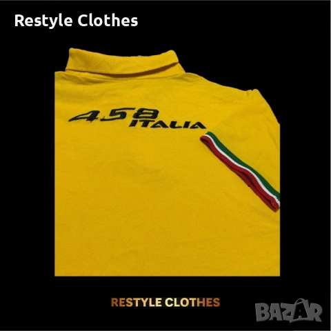 Поло тениска Scuderia Ferrari 458 Italia, снимка 3 - Тениски - 53852881