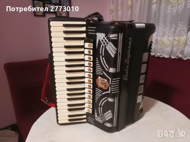 Паоло сопрани 120 баса, снимка 3 - Акордеони - 49933694