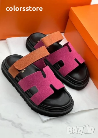 Дамски чехли Hermes/BR172s, снимка 2 - Чехли - 50945128