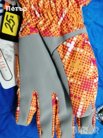 Продавам нови дамски красиви оранжеви водоустойчиви ръкавици Head , снимка 2 - Зимни спортове - 35686459