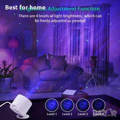 Галакси проектор, звезден проектор за спалня, снимка 3 - Други - 51066647