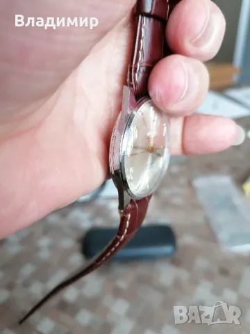 Часовник Атлантик златно покритие, снимка 15 - Антикварни и старинни предмети - 44178375