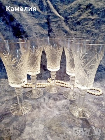 Кристални чаши , снимка 3 - Чаши - 41541848