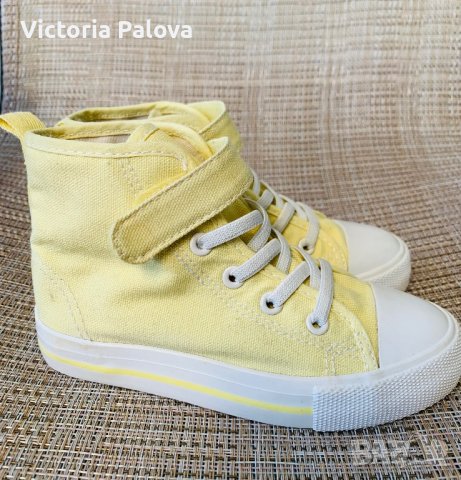 Високи детски кецове от брезент, снимка 2 - Детски гуменки - 41097422