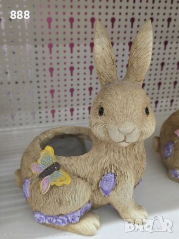 великденски саксии кашпи зайци, снимка 2 - Саксии и кашпи - 52848612