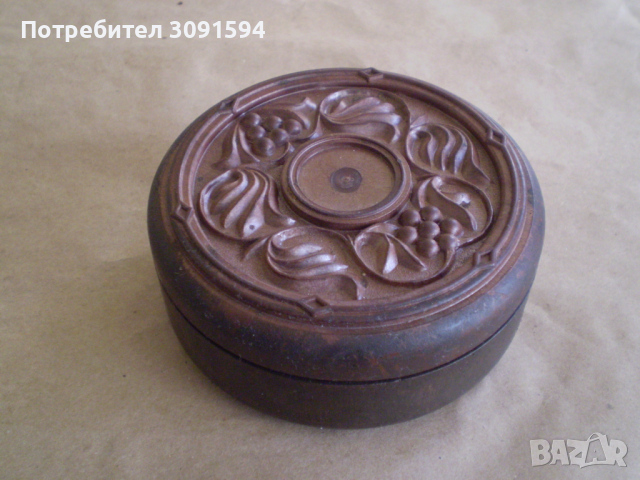 Винтич бакелит кутия за бижута СССР, снимка 2 - Колекции - 36410156