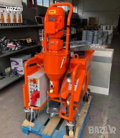 Мощна 3-фазна машина за мазилки – професионален модел, нова“, снимка 2 - Електродвигатели - 53696301