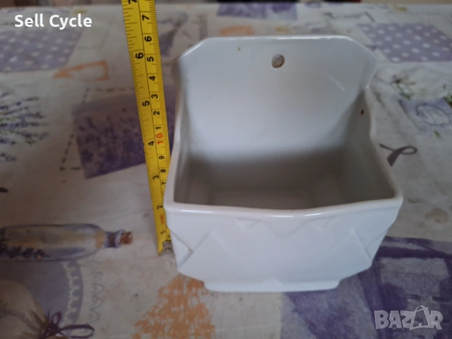 ✅БЪЛГАРСКИ ПОРЦЕЛАНОВ БУРКАН ЗА ПОДПРАВКИ❗, снимка 4 - Антикварни и старинни предмети - 53042890