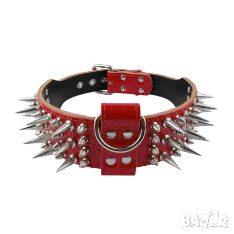 Нашийник с шипове за голямо куче. Нашийници за големи кучета. Каишки за кучета.

, снимка 3 - За кучета - 49261694