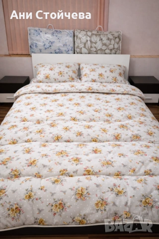 Спален комплект с олекотена завивка , снимка 4 - Спално бельо - 53796101