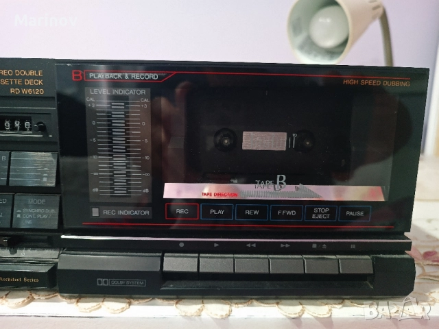 Касетен дек Sanyo RD W6120, снимка 6 - Декове - 51526646