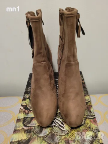 Чисто нова дамски боти на ток, снимка 3 - Дамски боти - 48458911