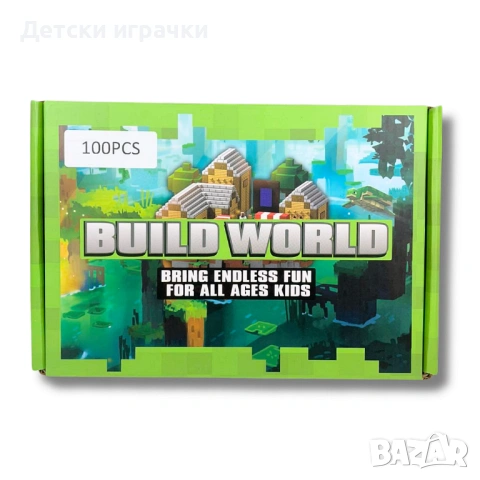 Майнкрафт магнитни 3D кубчета 100/50бр, конструктор Minecraft, снимка 3 - Конструктори - 53039738