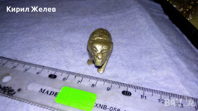 Старо БРОНЗОВО СЛОНЧЕ - ПОСТАВКА за ИНДИЙСКИ АРОМАТНИ ПРЪЧИЦИ 34584, снимка 5 - Колекции - 39068348