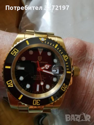 PAGANI DESIGN автоматичен часовник с Японски маханизъм SEIKO NH35,стъкло сапфир,водоустойчив, снимка 9 - Мъжки - 41544831