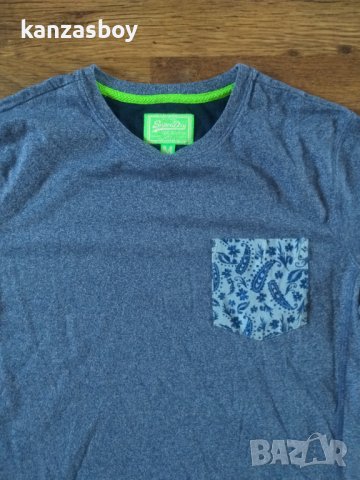 Superdry - страхотна мъжка тениска КАТО НОВА, снимка 2 - Тениски - 41976462