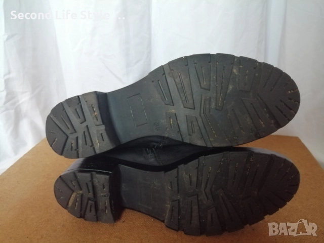 №38 дамски боти естествена кожа в черен цвят марка 5th Avenue, снимка 9 - Дамски боти - 52915798