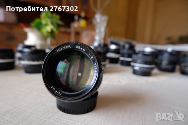 Nikon AI 85mm f2 Lens. Nikon, снимка 2 - Обективи и филтри - 53595779
