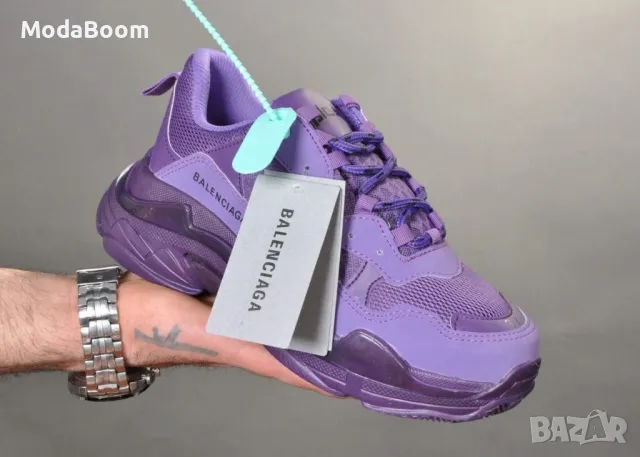 Balenciaga лилави дамски маратонки 