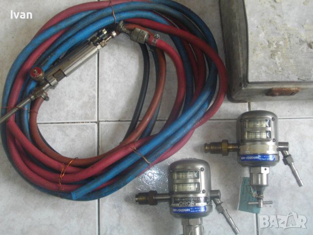 Професионален Френски Резак Оксижен С Маркучи и Профи Редуцир Вентили За Кислород/Ацетилен-OROR, снимка 15 - Други инструменти - 41471920