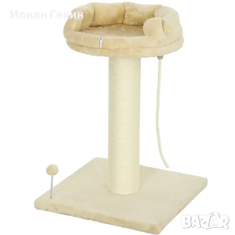 PawHut Дърво за котки с котешко легло