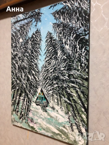 Авторска картина на платно, снимка 7 - Картини - 53623101