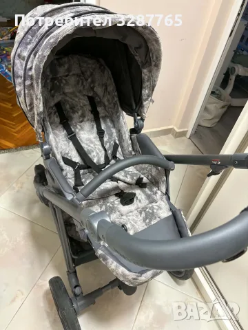 Бебешка количка 2в1 Bebetto Flavio , снимка 6 - Детски колички - 55993622