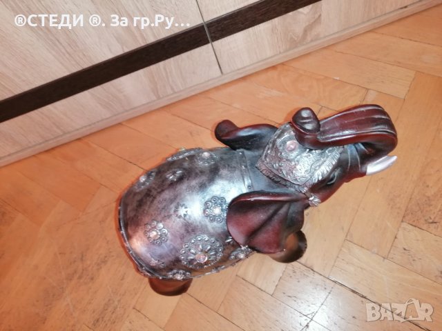 Сувенир слон от полирезин, снимка 4 - Декорация за дома - 40059680