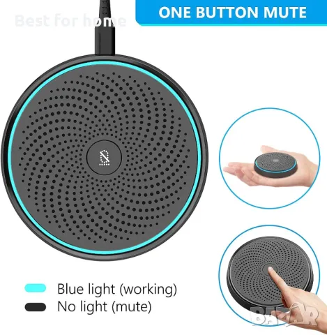 Конферентен USB микрофон, ANSTEN OSM09, снимка 6 - Микрофони - 47555578