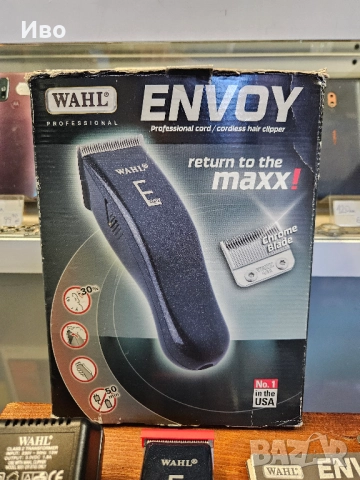 Машинка за подстригване WAHL ENVOY Нова, пълен комплект, снимка 4 - Машинки за подстригване - 52063694
