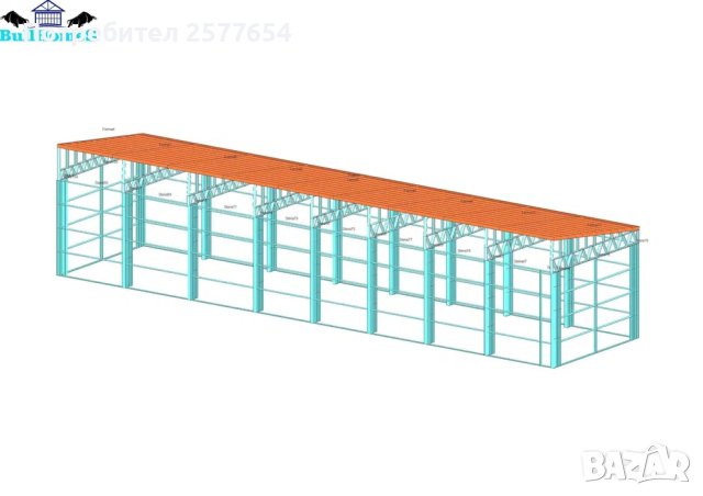 ЛИЗИНГ - Халета, Хале, Магазини, Магазин, Складове 150м2-6м х 25м х 4, снимка 3 - Строителни материали - 44145481