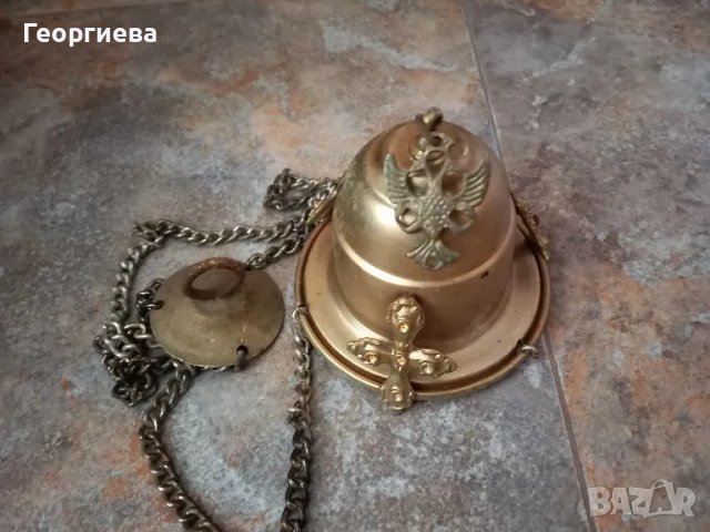 Бронзово кандило , снимка 14 - Антикварни и старинни предмети - 50318642