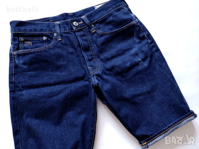 G - star 3301 Straight Mens 1/2 - W30 - оригинални мъжки къси дънкови панталони , снимка 2 - Къси панталони - 41680698