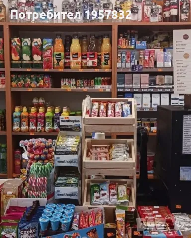 Мини стъпаловиден дървен стелаж с мини щайги, снимка 8 - Оборудване за магазин - 48985088