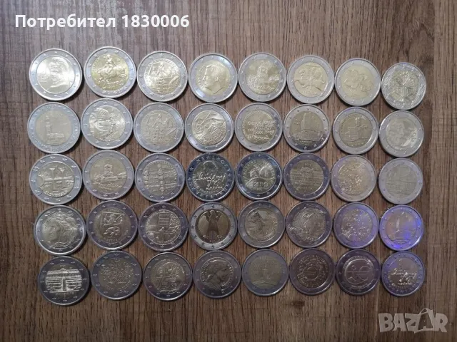 монети от 2 евро, снимка 2 - Нумизматика и бонистика - 48892834