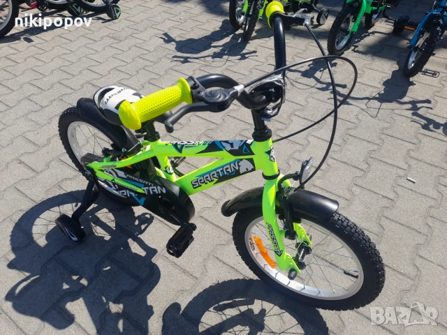 PASSATI Велосипед 16" SPARTAN жълт, снимка 8 - Велосипеди - 53759384