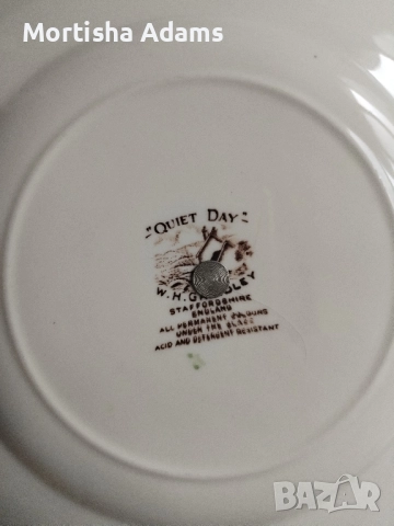 Английски винтидж поднос, снимка 4 - Други - 52497784