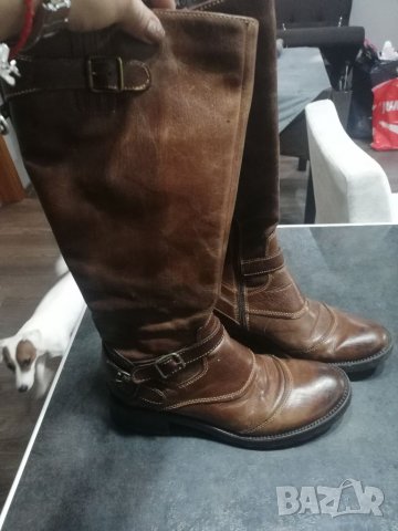 Дамски ботуши ест. кожа