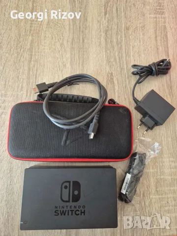 Nintendo Switch V2 Red/Blue Modded | 128GB |, снимка 4 - Nintendo конзоли - 56410130