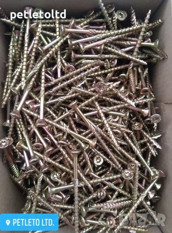 Винт за твърда дървесина TORNADO PLUS TORX Размер в мм - 4 Х 50 Опаковка - кутия 500 бр, снимка 2 - Други инструменти - 44478001