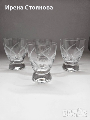 Bohemia, серия Angela кристалин. Общо са 5 модела по 4 броя чаши. Общо 20 броя чаши. , снимка 5 - Чаши - 53391115