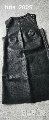 Кожена рокля Zara , снимка 2 - Рокли - 52466315