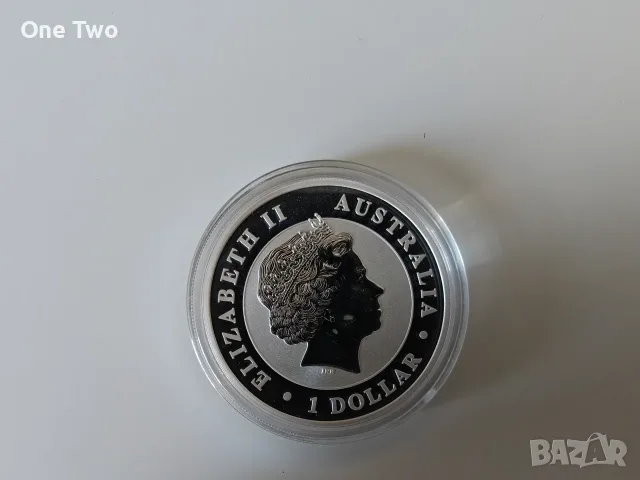 Сребърна монета, 1 oz Австралийска кукабура 2013, 99.99% сребро, снимка 4 - Нумизматика и бонистика - 56208333