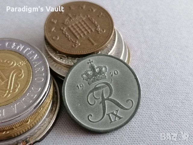 Монета - Дания - 2 оре | 1970г., снимка 2 - Нумизматика и бонистика - 41248670