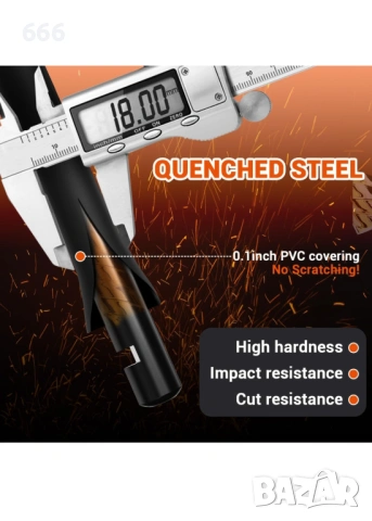 Sportneer U-образна ключалка за велосипед - 18 мм, снимка 11 - Части за велосипеди - 53277304