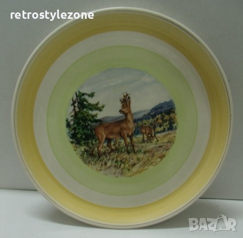 № 6900 стара порцеланова чиния   - диаметър 25,5 см , снимка 4 - Други ценни предмети - 40062011