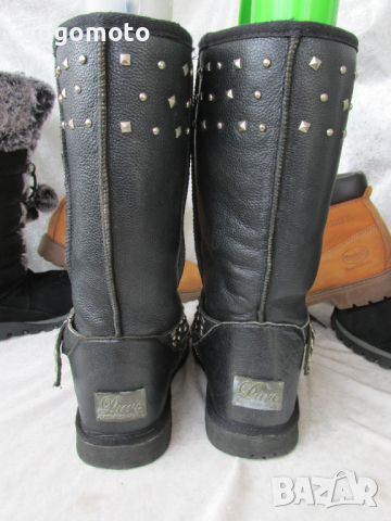 Pure Rock, мото боти, рокерски ботуши, Engineer Motorcycle art Boots, UGG® аналог,39 - 40, снимка 16 - Дамски ботуши - 36160140