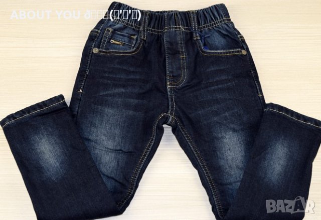 Супер изгодно!!! Модерни детски дънки с ефект за първия учебен ден, снимка 1