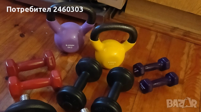 Пудовки и гирички, снимка 2 - Фитнес уреди - 53613783
